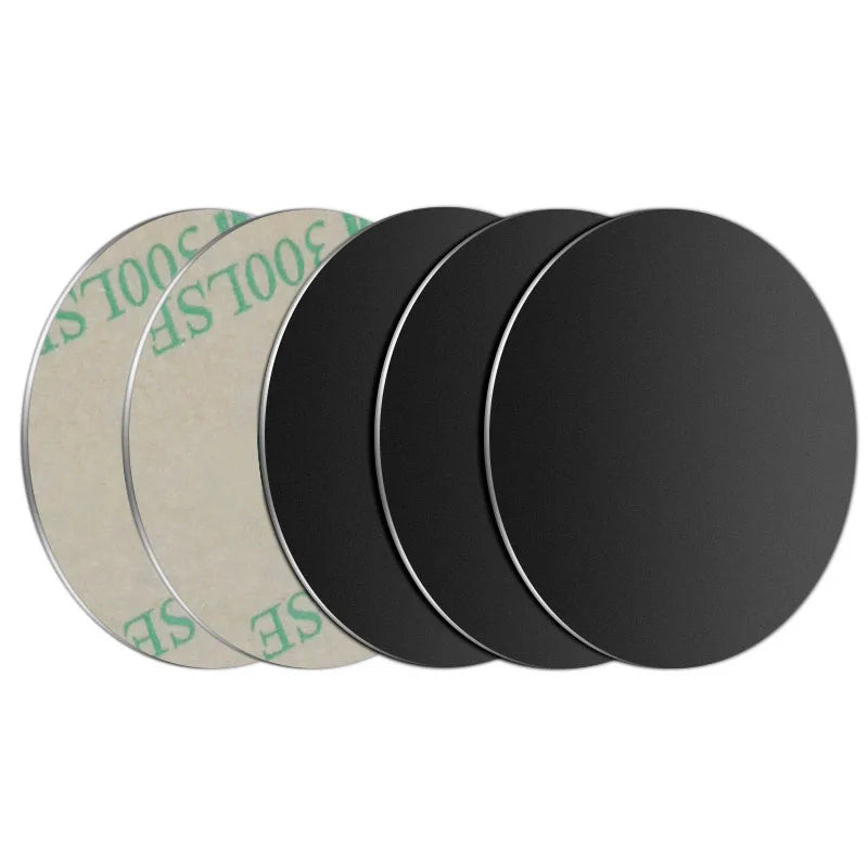 Magnetic Metal Plate For Car Phone Holder Universal Iron Sheet Disk Sticker Mount Mobile Phone Magnet Stand For IPhone
