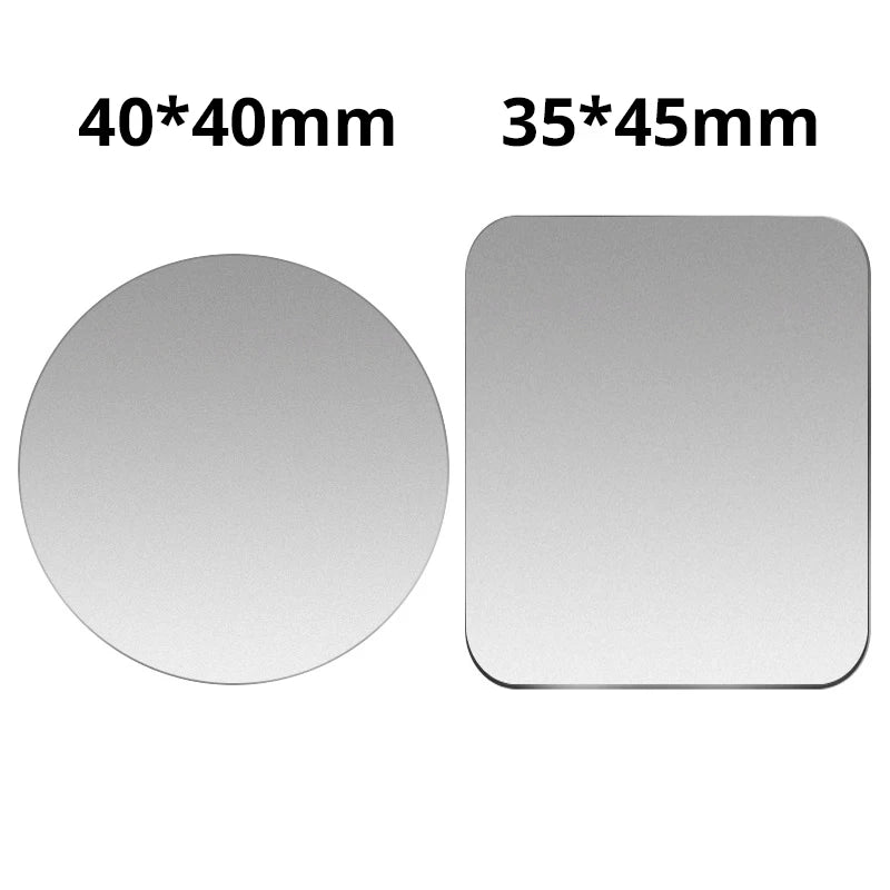 Magnetic Metal Plate For Car Phone Holder Universal Iron Sheet Disk Sticker Mount Mobile Phone Magnet Stand For IPhone