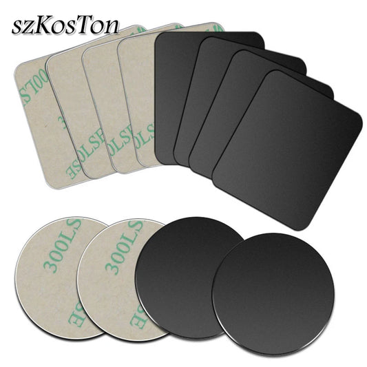 Magnetic Metal Plate For Car Phone Holder Universal Iron Sheet Disk Sticker Mount Mobile Phone Magnet Stand For IPhone