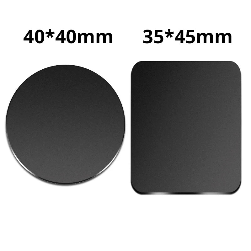 Magnetic Metal Plate For Car Phone Holder Universal Iron Sheet Disk Sticker Mount Mobile Phone Magnet Stand For IPhone