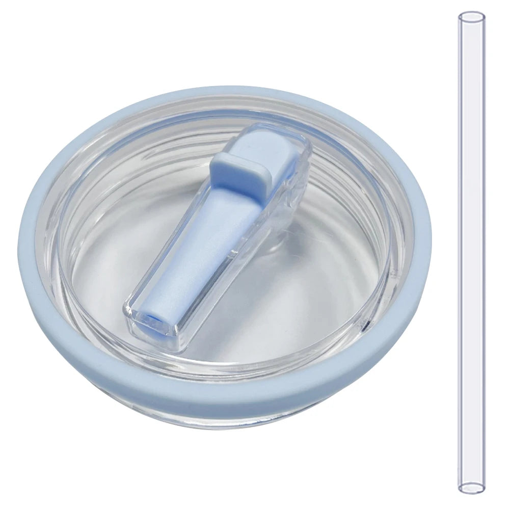 40oz Tumbler Flip Straw Lid Replacement fit for Stanley Quencher Spill Proof Splash Resistant Tumbler Lids Reusable Lids ﻿