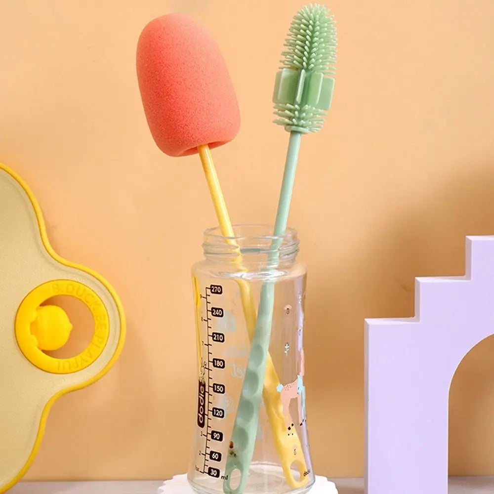 Cleaning Supplies Silicone Cup Brush Multipurpose Portable Cup Scrubber Long Handle Glass Cleaner Glass Cup