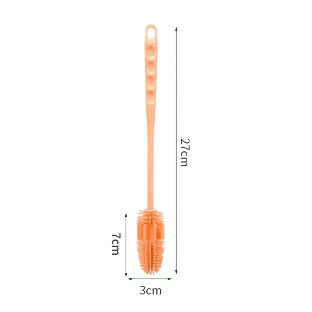 Cleaning Supplies Silicone Cup Brush Multipurpose Portable Cup Scrubber Long Handle Glass Cleaner Glass Cup