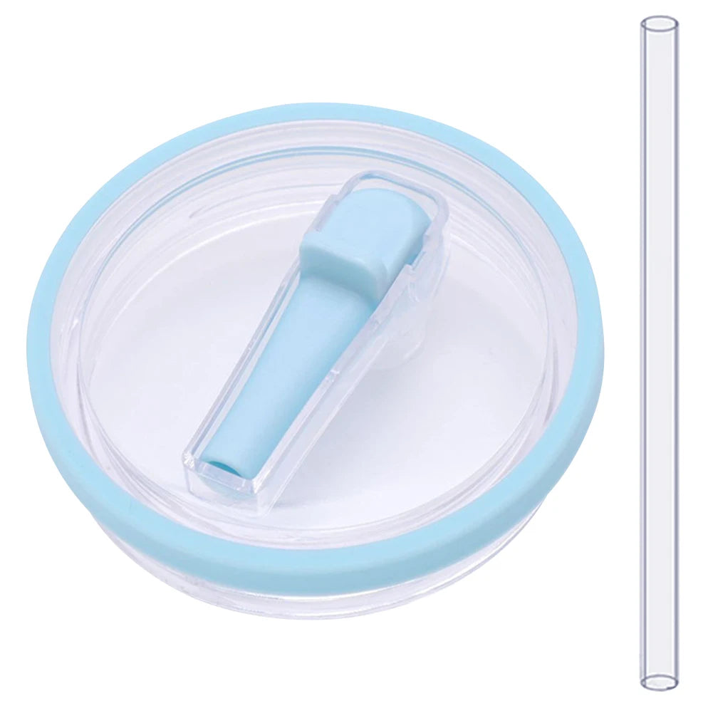 40oz Tumbler Flip Straw Lid Replacement fit for Stanley Quencher Spill Proof Splash Resistant Tumbler Lids Reusable Lids ﻿