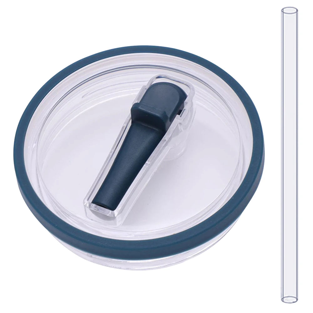 40oz Tumbler Flip Straw Lid Replacement fit for Stanley Quencher Spill Proof Splash Resistant Tumbler Lids Reusable Lids ﻿