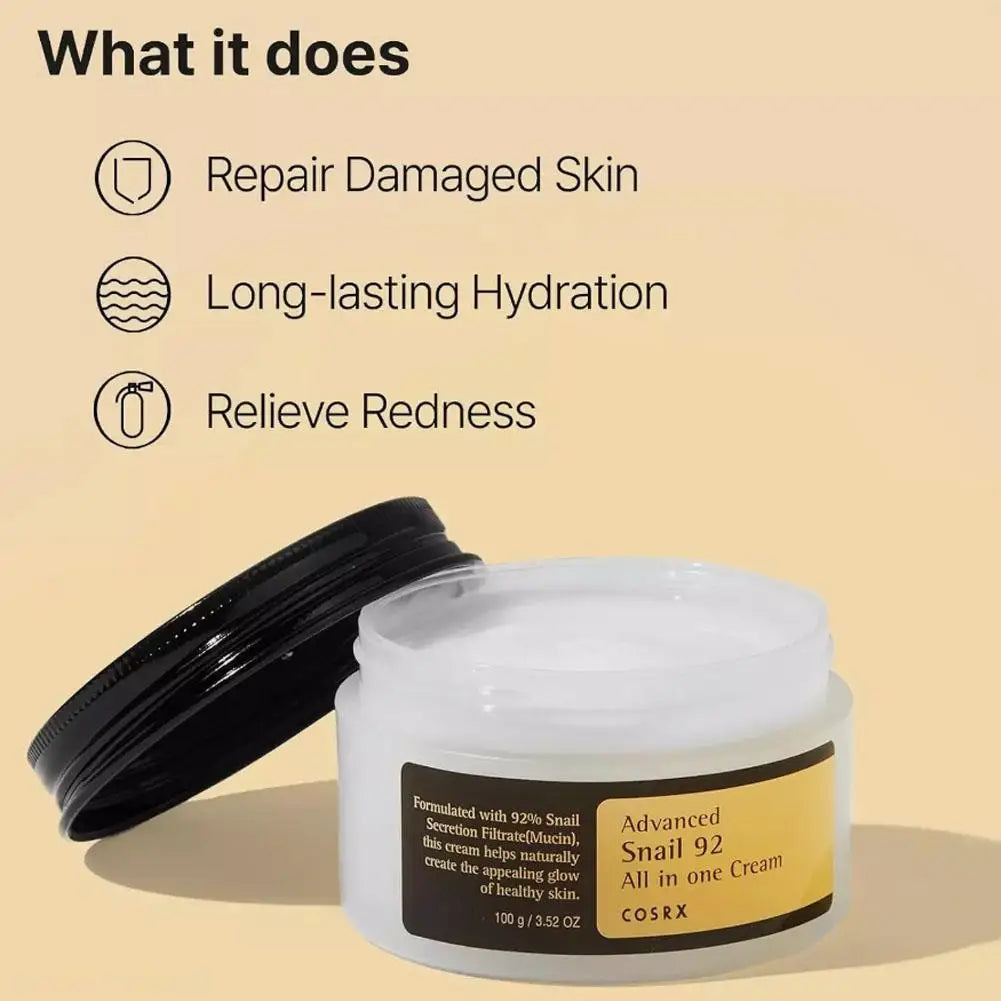 Advanced Snail 92/96 Mucin Power Essence/Cleanser/Cream Moisturizing Smoothing Nourishing High-end Hydrate Facial Skin Care