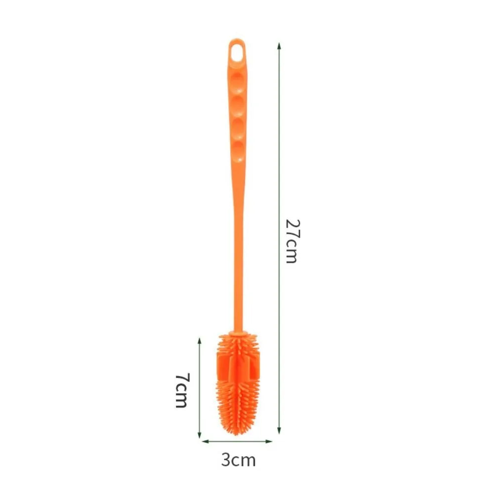 Cleaning Supplies Silicone Cup Brush Multipurpose Portable Cup Scrubber Long Handle Glass Cleaner Glass Cup