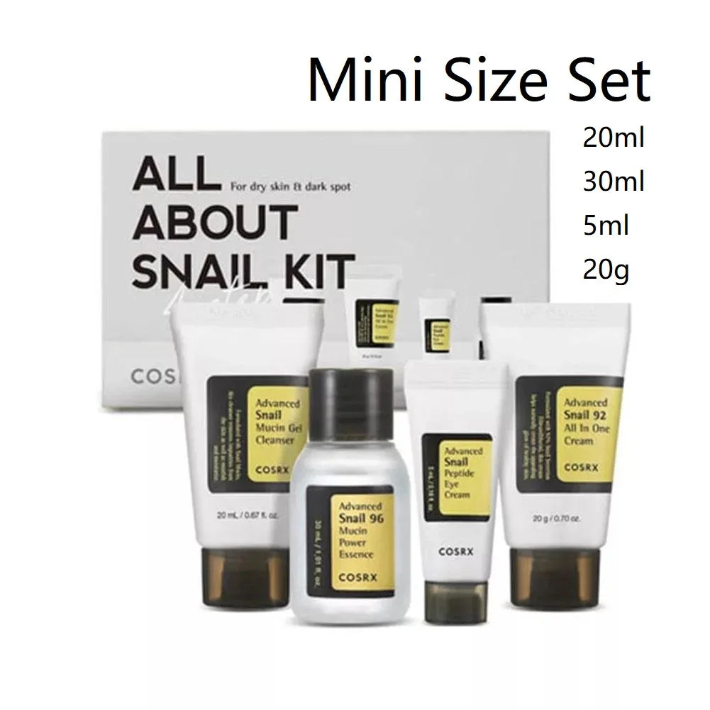 Snail Mucin 96% Skin Care Facial Essence Water Hydrating Moisturizing Repair Face Cleanser/Eye Cream/ Serum/Cream Skin Care