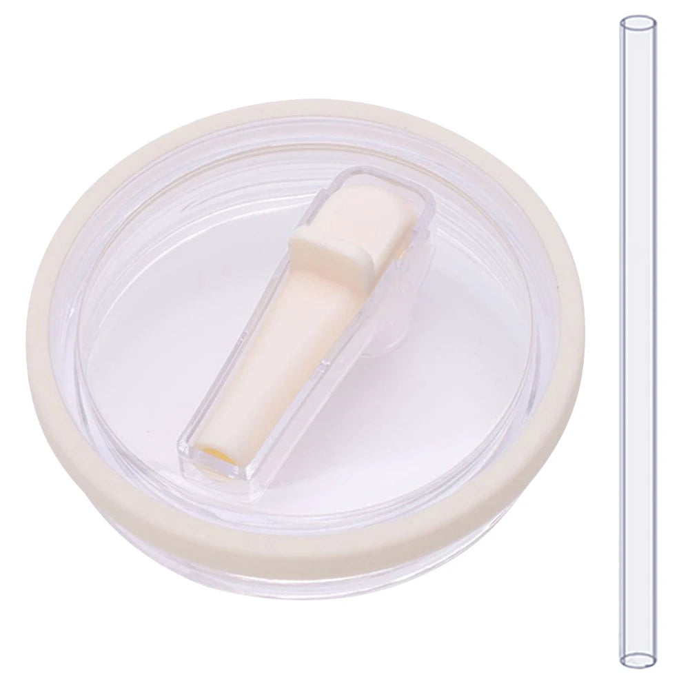40oz Tumbler Flip Straw Lid Replacement fit for Stanley Quencher Spill Proof Splash Resistant Tumbler Lids Reusable Lids ﻿